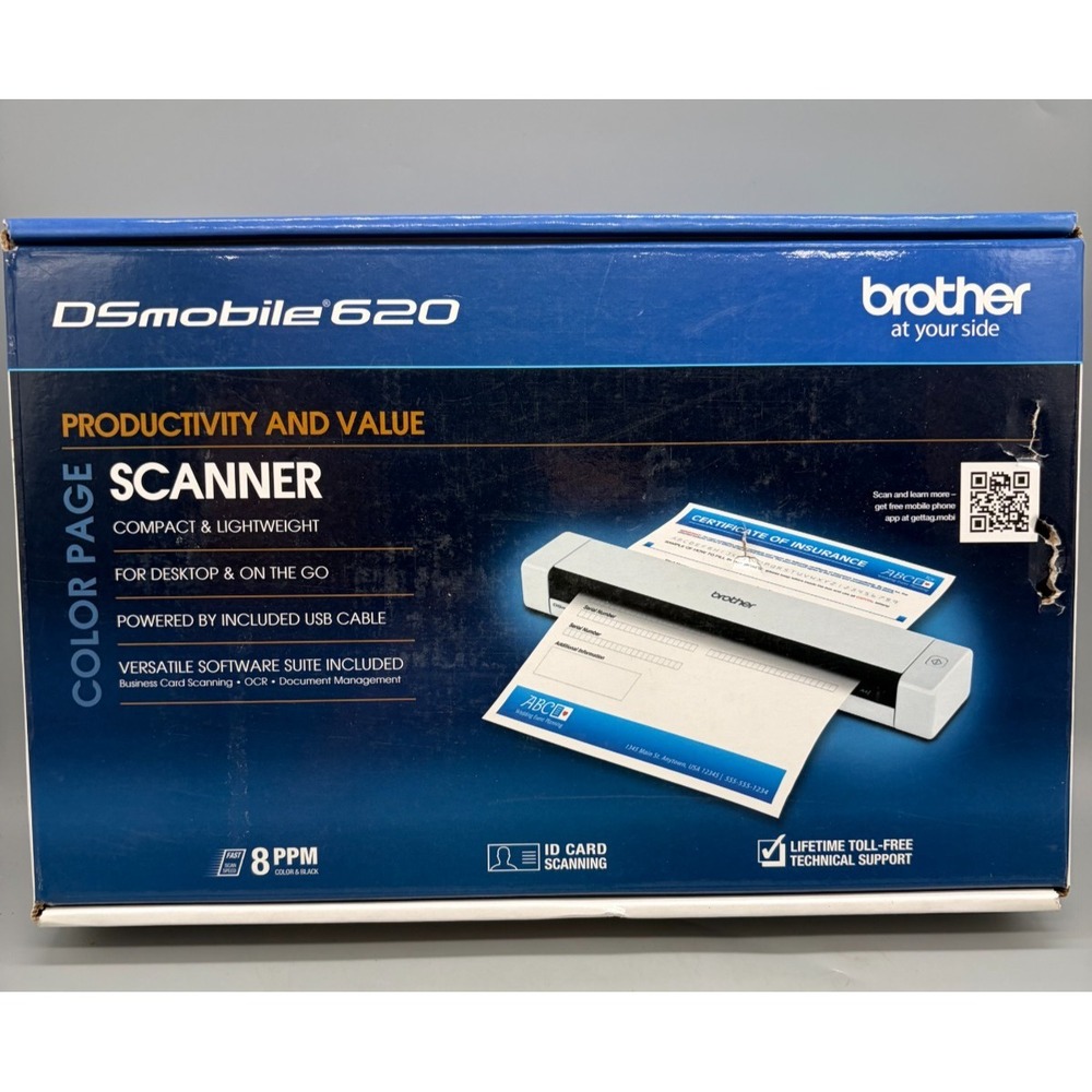 Brother DSMobile DS-620 Mobile Portable Document Scanner